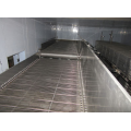 Congelador de la cama de túnel fluidizado IQF para frutas